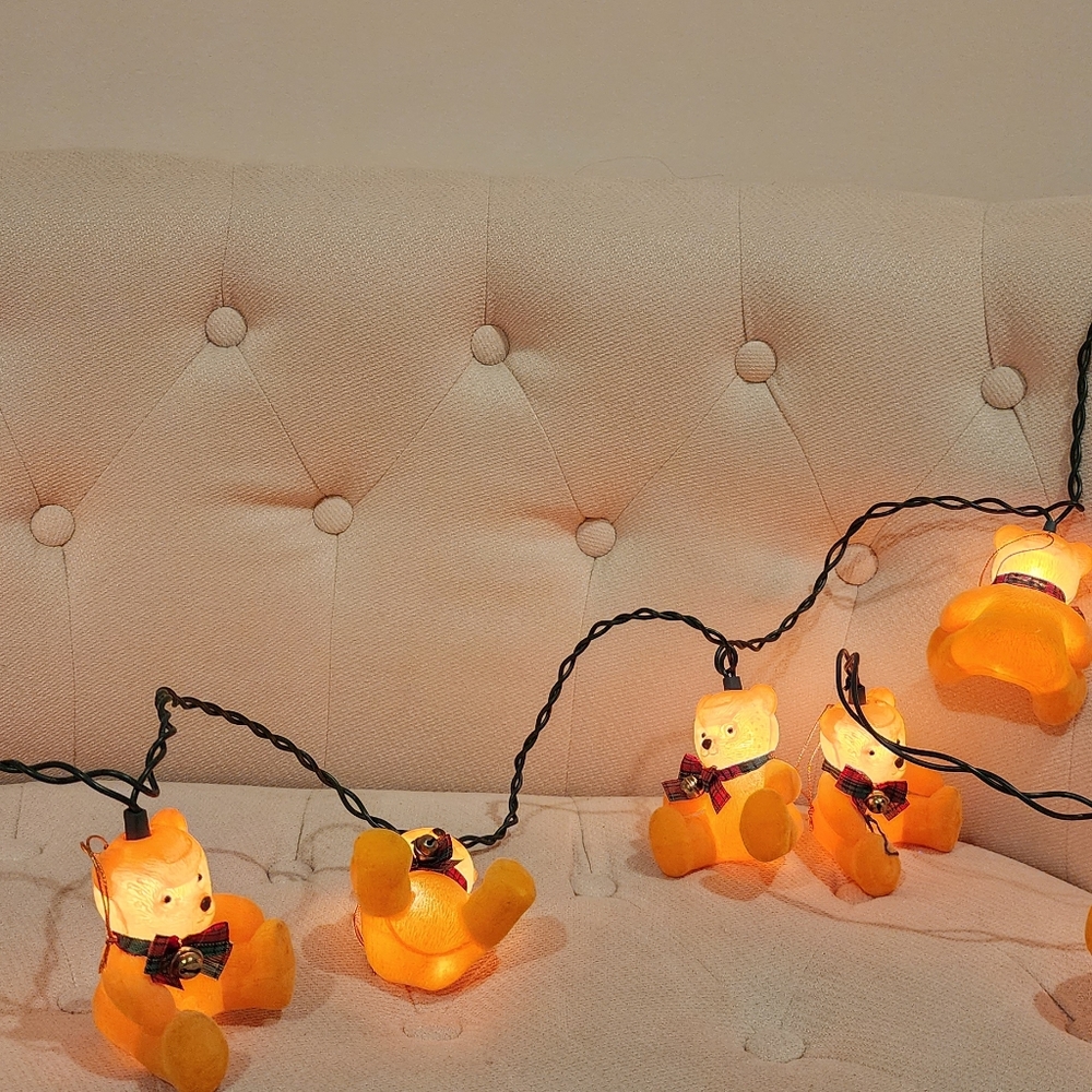 GE 10 bear figures light string with 10 bears